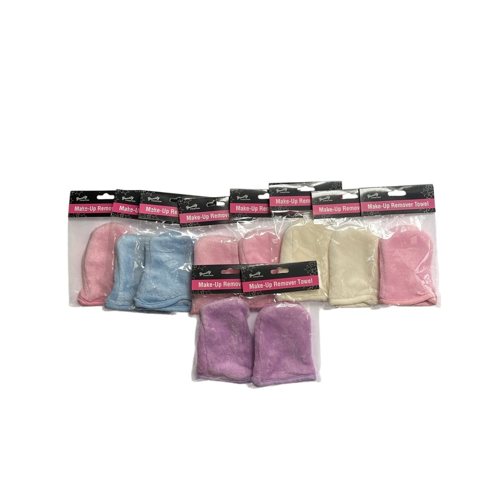 Beauty Collection Set of 10 Makeup Remover Towels Mitts